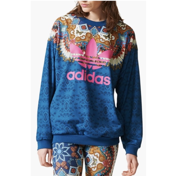 adidas Originals Tops - Adidas Originals x The Farm Company Boromix Sweatshirt - size S